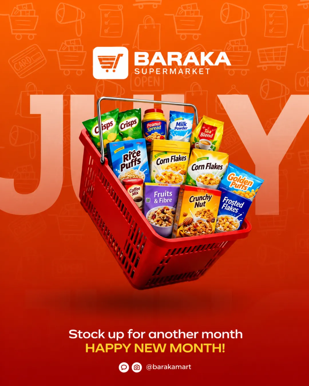 Stock up for July