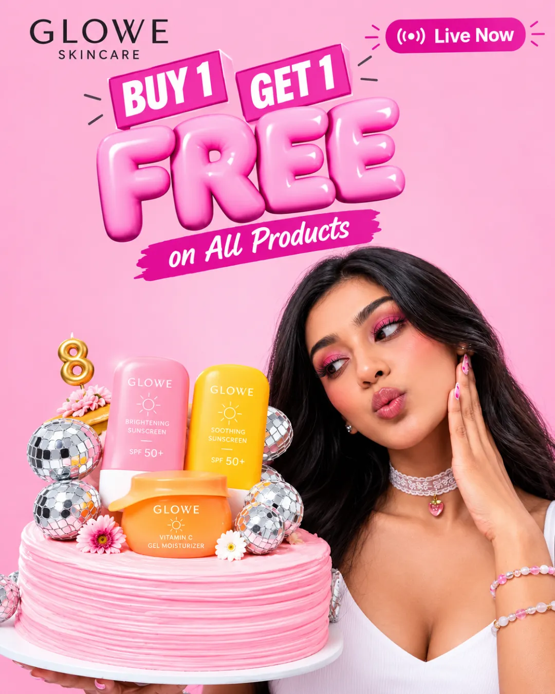 Buy 1, get 1 free on all skincare