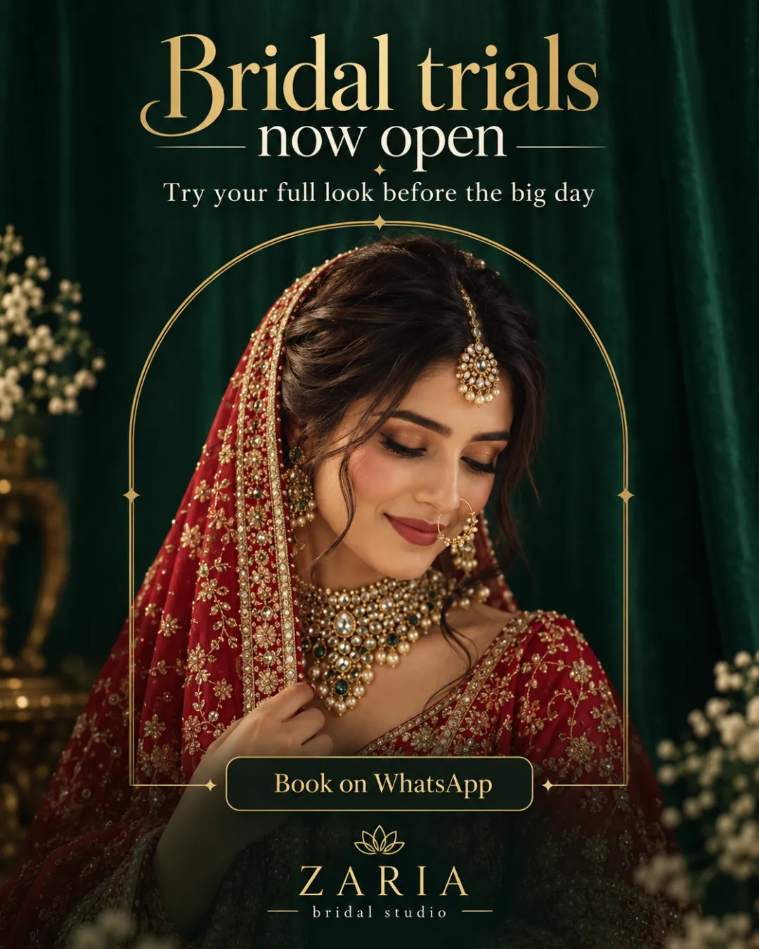 Bridal trials now open