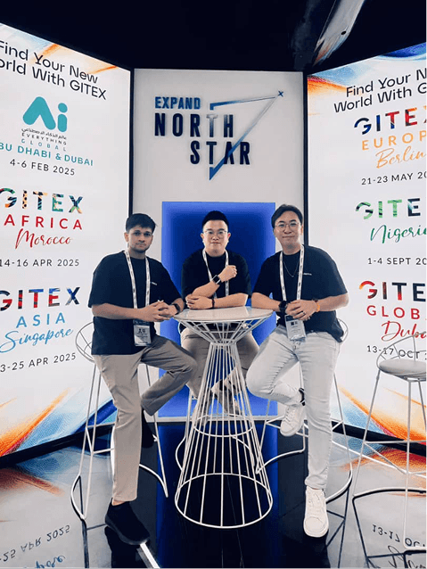 OmniNexus team at GITEX conference